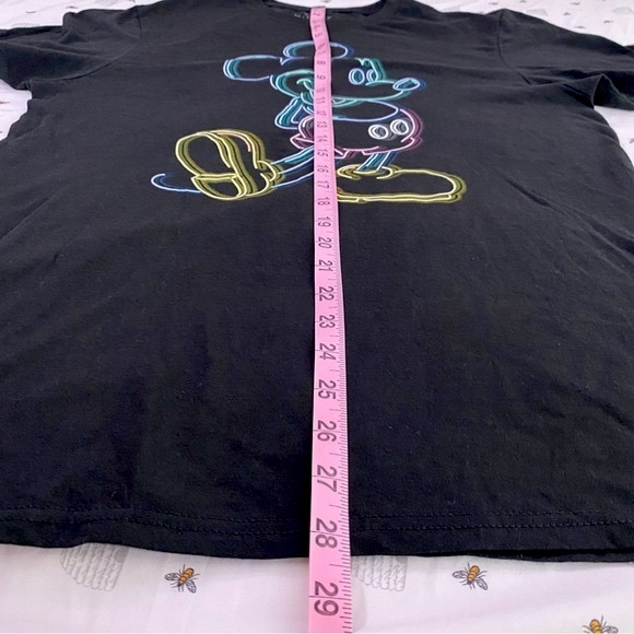mickey mouse neon sign EUC graphic print tee tshirt shirt - Picture 5 of 6